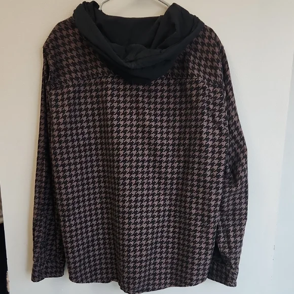Original Use Black and Brown Houndstooth Jacket - Picture 4 of 4